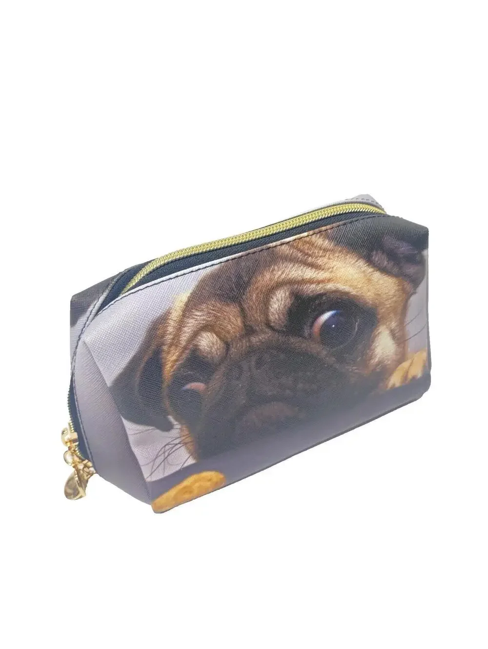 Pug Dog Make Up Cosmetic Bag Travel Bag Cute Dog Bag Case New